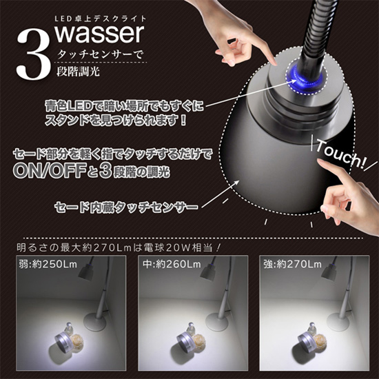 LED卓上デスクスタンド