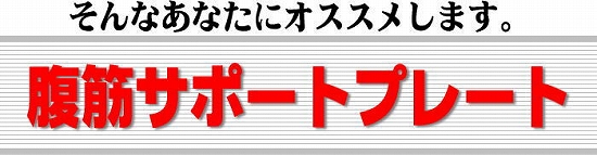 腹筋サポートプレート