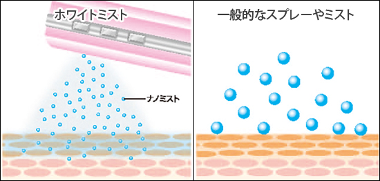素肌にナノミスト