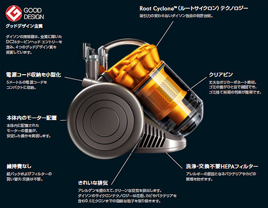 ダイソンdc26カーボンファイバー Dyson タービンヘッド エントリーの通販 送料無料