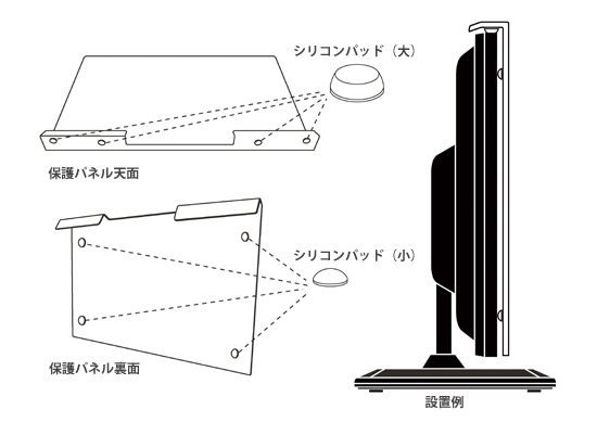 液晶テレビ保護フィルム