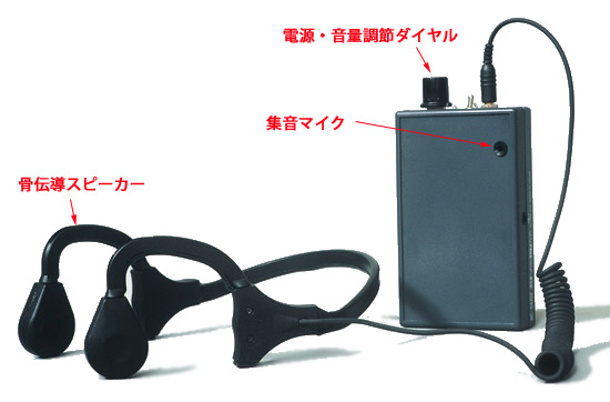 骨伝導対応集音器