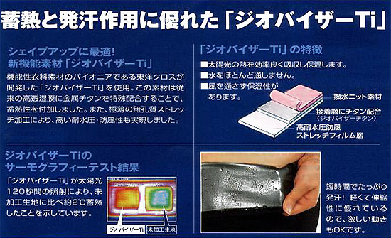 ヘルスポイント(Healthpoint) サウナ シェイプ スパッツ 発汗 代謝