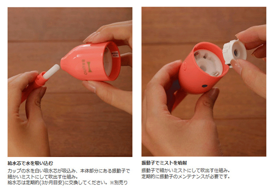 超音波加湿器