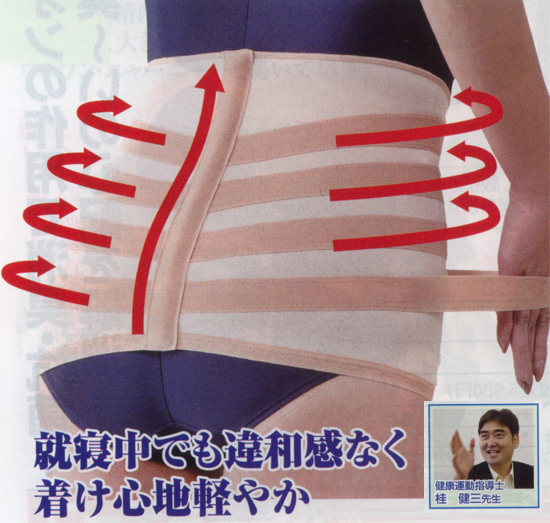 腰のコルセット