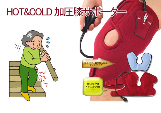 加圧膝サポーター