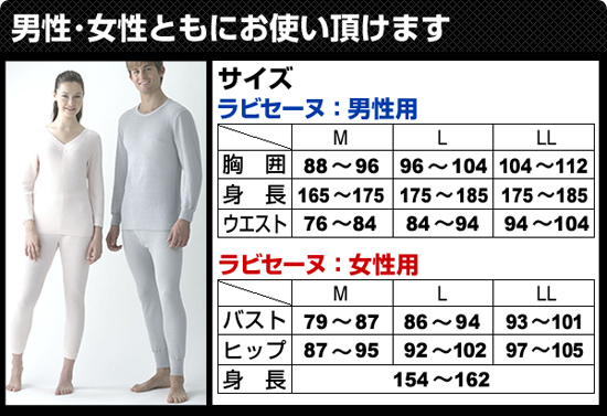 ラビセーヌサイズ