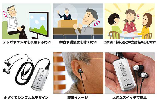 みみ楽 ビクターの集音器EH-A500